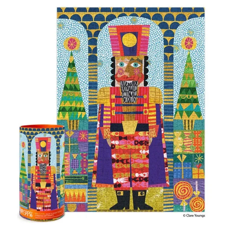 Festive Nutcracker Foil 1000 Pc Puzzle