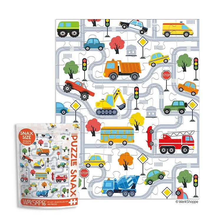 Trucks And Transportation 48 Puzzle Snax