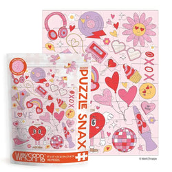 Love That Groove 48 Puzzle Snax disco pink hearts