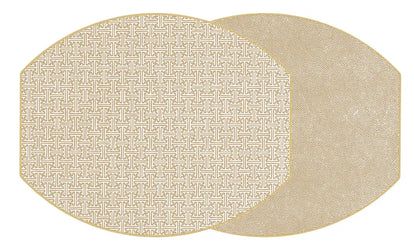 Ellipse Two Sided Sayagata Placemat Holly Stuart Designs