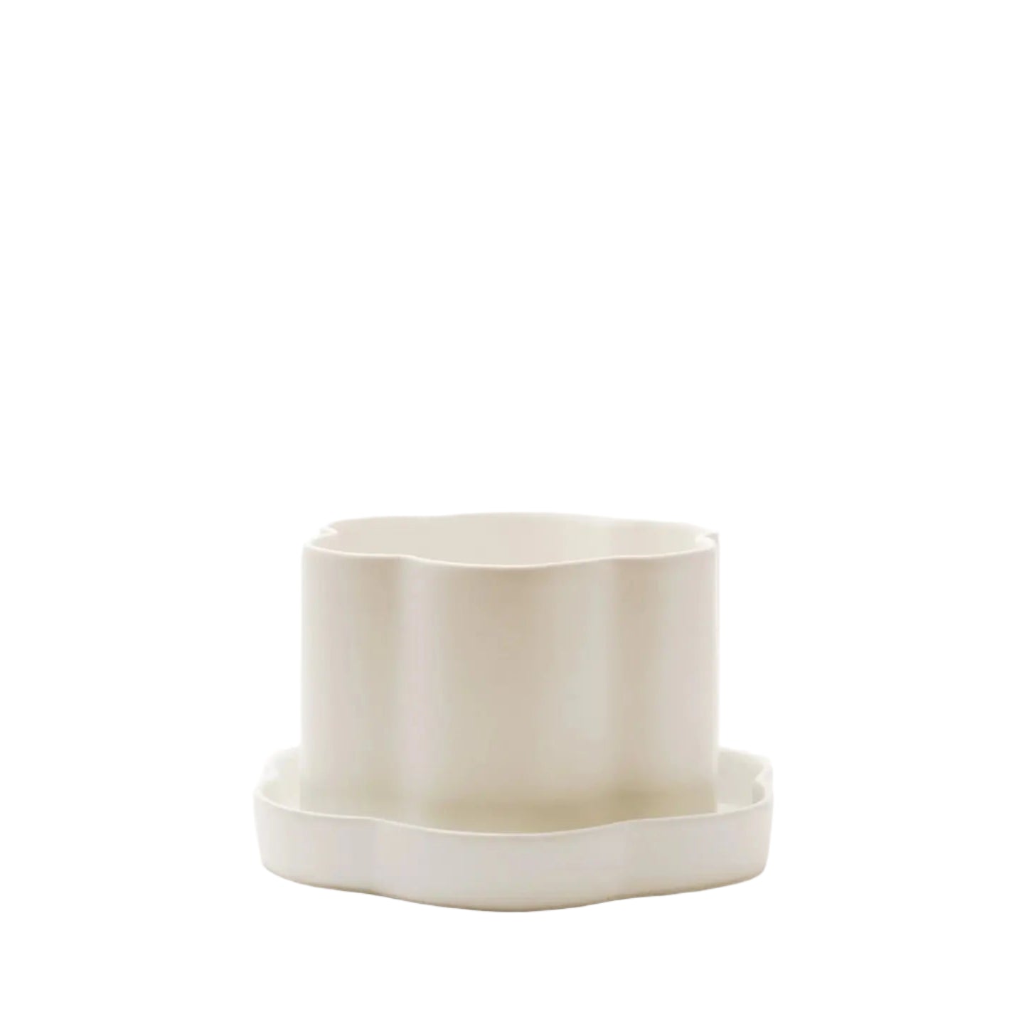 Fossil Planter + Catch Plate Haand